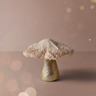 Blush Glitter Shroom Charm I