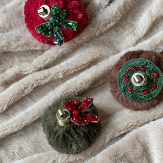 Plush Christmas Balls