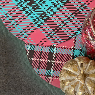 CHRISTMAS TABLE MATS- PLAID (SET OF 2)