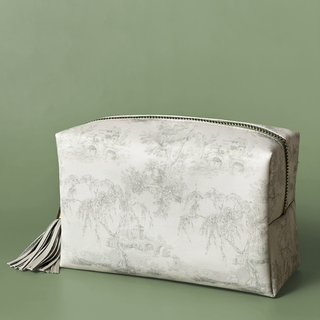 Vintage Toile Pouch - Large