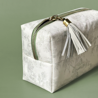 Vintage Toile Pouch - Large