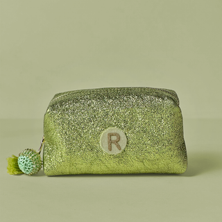 Mini Glitter Pouch - Lime green