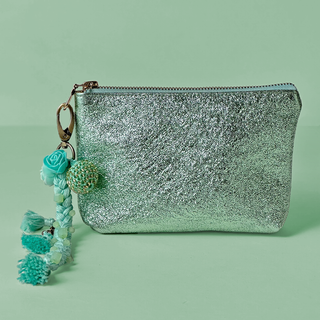 Glitter Pouch - Mint