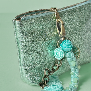 Glitter Pouch - Mint