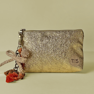 Glitter Pouch - Gold
