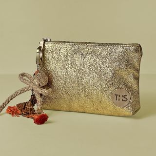 Glitter Pouch - Gold