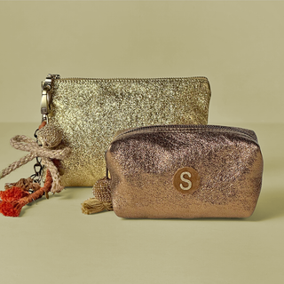 Glitter Pouch - Gold