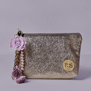 Glitter Pouch - Silver