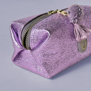 Mini Glitter Pouch - Lavender