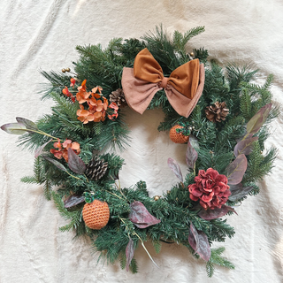 Floral Wreath (Tangerine)