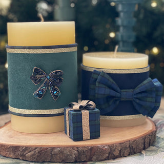 CHRISTMAS CANDLE III (SET OF 2)