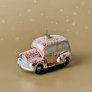 Charming London Taxi Glass Ornament