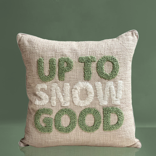 Serene Snowy Wishes Cushion Duo