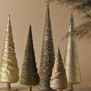 Glittering Gold Pinnacle Tree Set