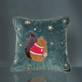 Festive Camper & Woodland Cushion Set