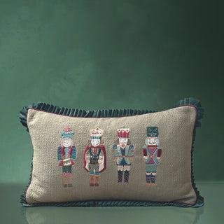 Fa La La & Nutcracker Cushion Duo