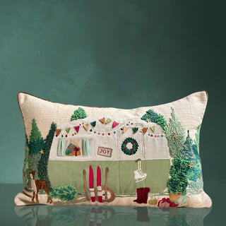 Festive Camper & Woodland Cushion Set