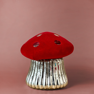 Forest Enchantment – Glass Mushrooms (Red)