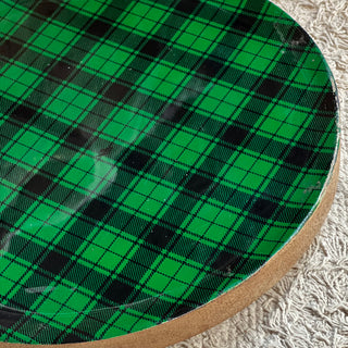 Wooden Plaid Trays