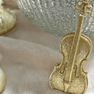 Golden Harmony Cello Charm