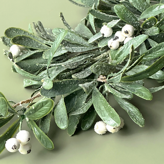 Frosted Christmas Leafed Stems